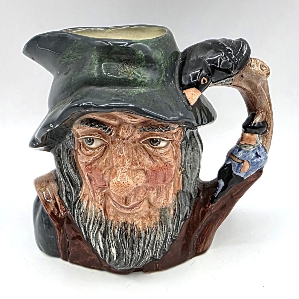 Rip Van Winkle VTG  ROYAL DOULTON England D6463 Toby 1954 Jug Creamer Pitcher